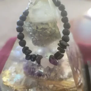 Aromatherapy Crystal and Lava Stone Bracelets